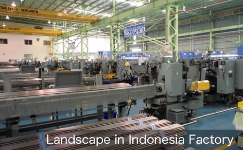 Landscape in Indonesia Factory